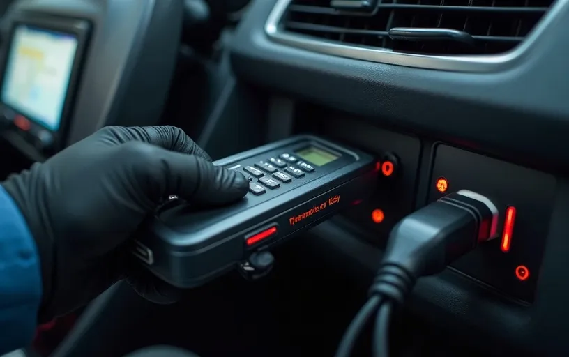 Car key programming with OBD diagnostic device on-site in Dallas Fort Worth